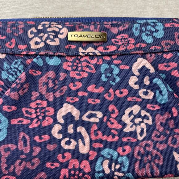 Travelon RFID Blocking Purple Pink Floral Wristlet Accordion Wallet Travel - Picture 3 of 6